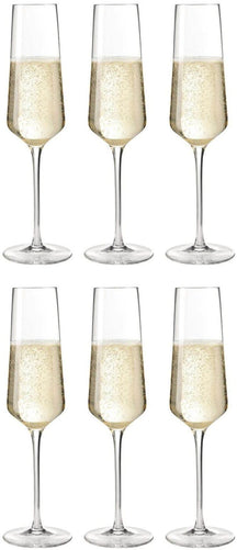 Leonardo Champagneglazen - Flutes - Puccini - 280 ml - 6 stuks
