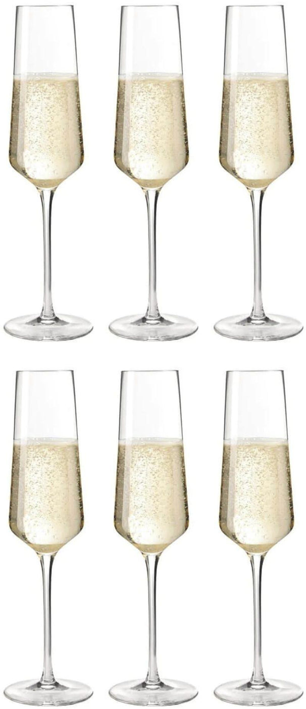 Leonardo Champagneglazen - Flutes - Puccini - 280 ml - 6 stuks