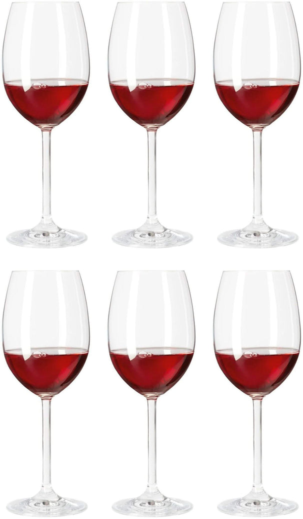 Leonardo Rode Wijnglazen - Daily - 460 ml - 6 stuks