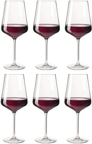 Leonardo Rode Wijnglazen - Puccini - 750 ml - 6 stuks
