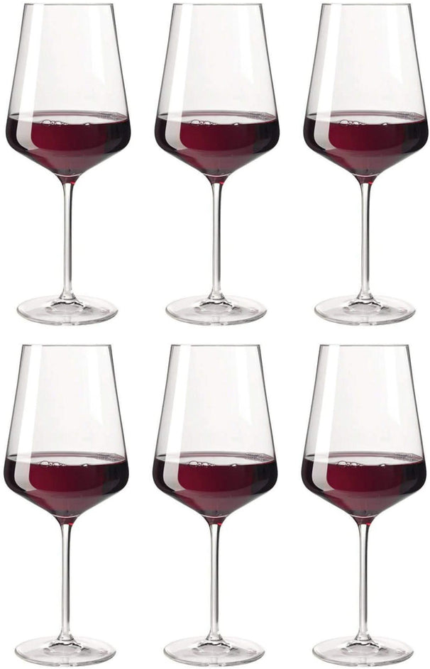 Leonardo Rode Wijnglazen - Puccini - 750 ml - 6 stuks