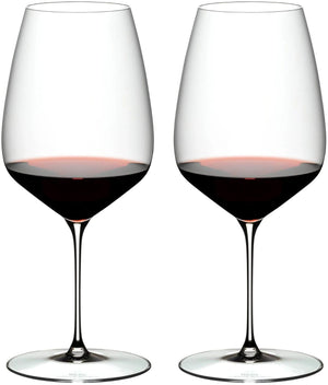 Riedel Rode Wijnglazen Veloce - Cabernet Sauvignon / Merlot - 829 ml - 2 stuks