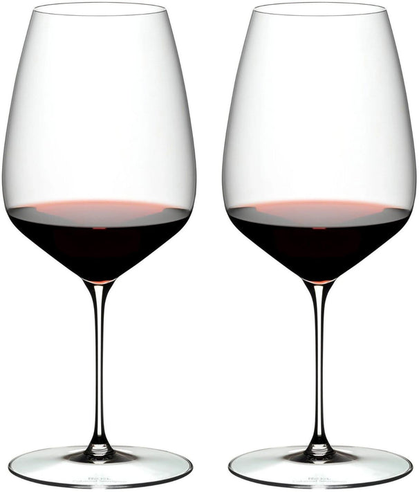 Riedel Rode Wijnglazen Veloce - Cabernet Sauvignon / Merlot - 829 ml - 2 stuks