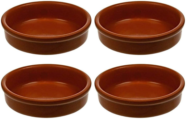 Cosy & Trendy Ramekins / Soufflébakje / Creme Brulee Schaaltjes - Terracotta ø 8 cm - 4 Stuks