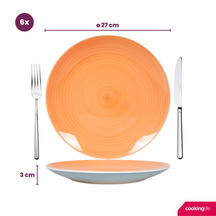 Cookinglife Dinerborden Pastel Harmony ø 26.5 cm - 6 Stuks