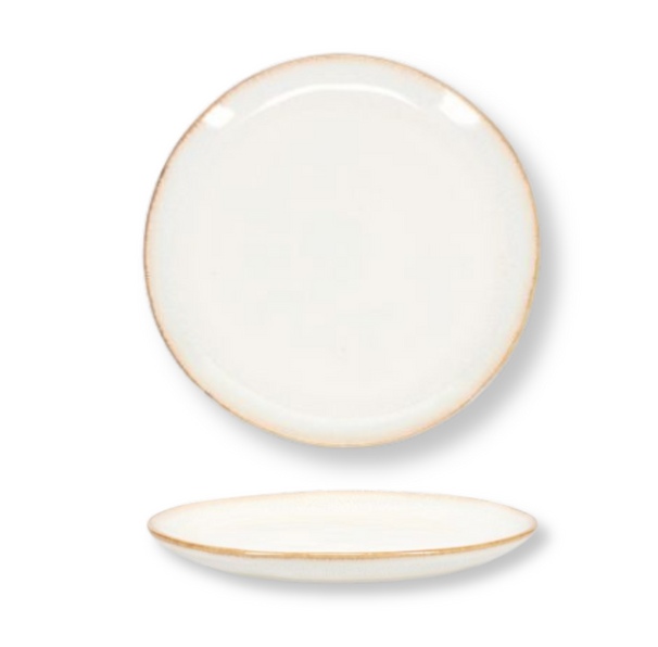 Salt & Pepper Ontbijtborden / Dessertborden Artisan Wit ø 20 cm - 4 Stuks