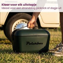 Polarbox Koelbox met Schouderband - Green Forest-Black - 12 Liter