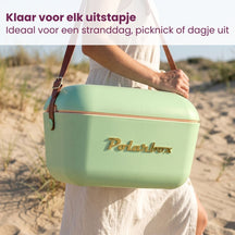 Polarbox Koelbox met Schouderband - Olive Green-Gold - 20 Liter