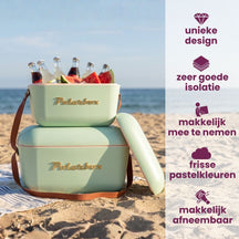Polarbox Koelbox met Schouderband - Olive Green-Gold - 20 Liter