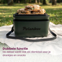 Polarbox Koelbox met Schouderband - Green Forest-Black - 12 Liter