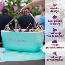 Polarbox Koelbox met Schouderband - Pastelgroen - 12 liter