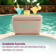 Polarbox Koelbox met Schouderband - Pastelgroen - 12 liter