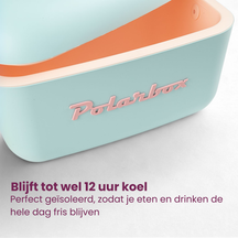 Polarbox Koelbox met Schouderband - Lichtblauw - 12 liter