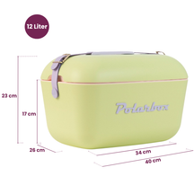 Polarbox Koelbox met Schouderband - Lime-Lilac - 12 Liter