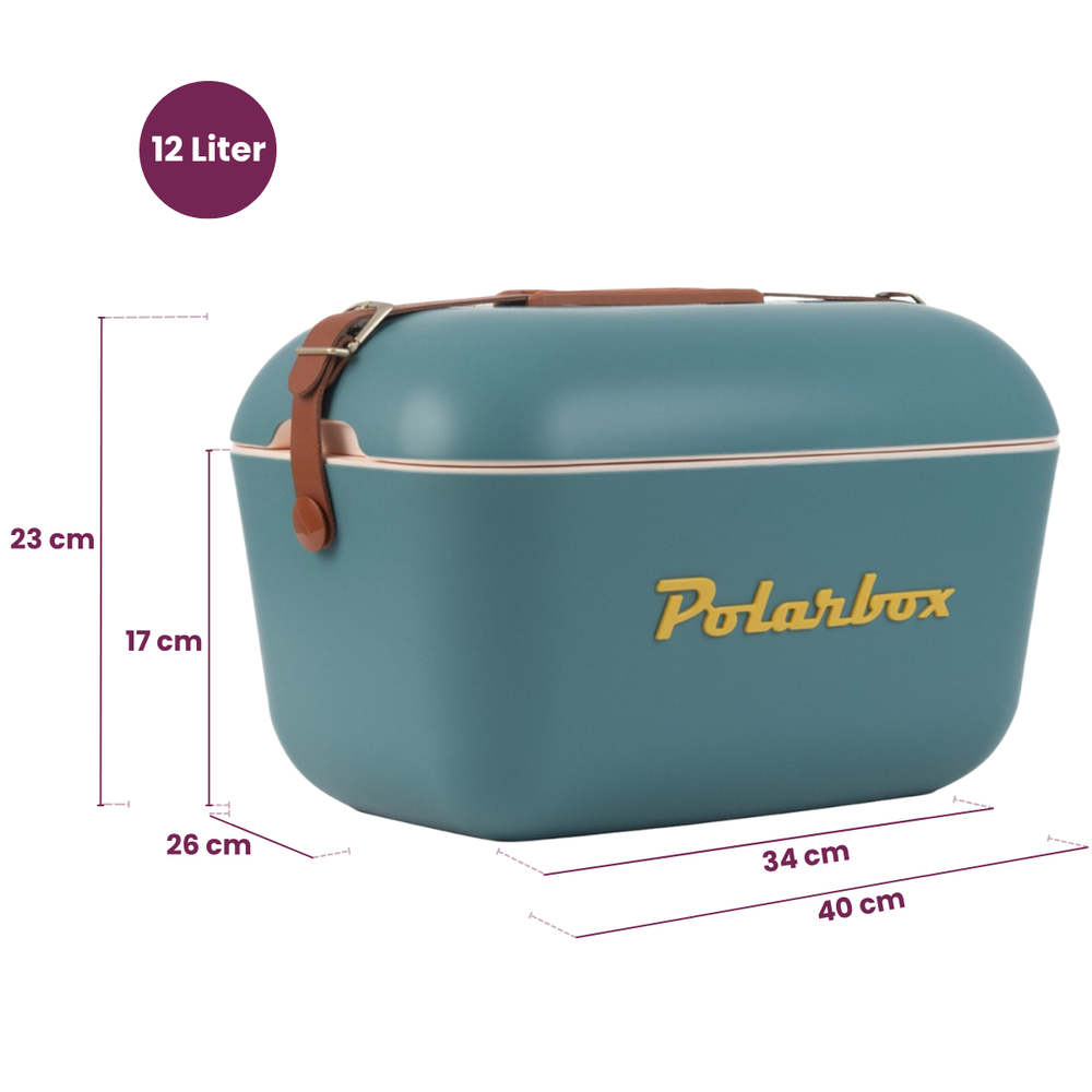 Polarbox Koelbox met Schouderband - Green Forest-Black - 12 Liter