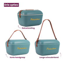 Polarbox Koelbox met Schouderband - Marine-Mustard - 12 Liter