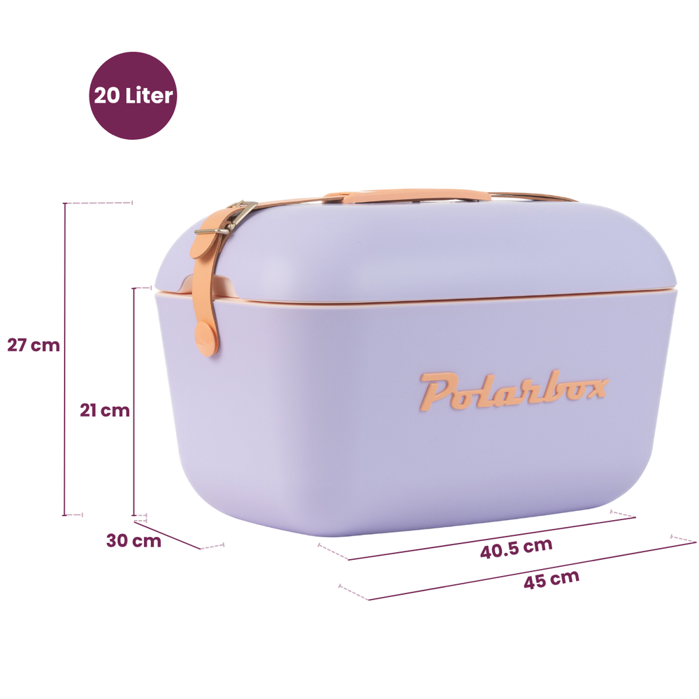 Polarbox Koelbox met Schouderband - Paars-Sorbet - 20 Liter