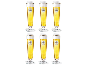 Warsteiner Bierglazen op Voet - 300 ml - 6 stuks