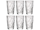 Bormioli Rocco Longdrinkglazen Diamond - Transparant - 470 ml - 6 stuks