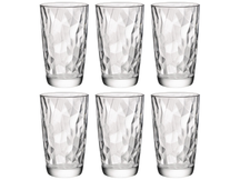 Bormioli Rocco Longdrinkglazen Diamond - Transparant - 470 ml - 6 stuks