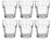 Bormioli Rocco Waterglazen Rock Bar - 270 ml - 6 stuks