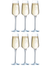 Chef & Sommelier Champagneglazen - Flutes - Sublym Flute - 210 ml - 6 stuks