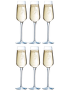 Chef & Sommelier Champagneglazen - Flutes - Sublym Flute - 210 ml - 6 stuks