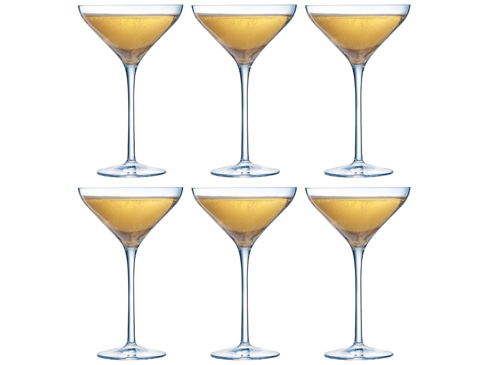 Chef & Sommelier Cocktailglazen New Martini - 210 ml - 6 stuks