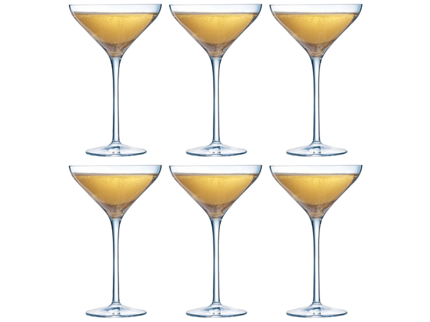 Chef & Sommelier Cocktailglazen New Martini - 210 ml - 6 stuks