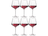 Leonardo Rode Wijnglazen / Gin Tonic Glazen - Puccini - 730 ml - 6 stuks