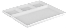 Cookinglife BBQ Borden / Fondueborden / Gourmetborden 4 vakken - 26 x 20 cm - 4 stuks