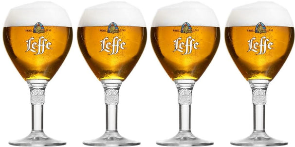 Leffe Bierglazen - 330 ml - 4 stuks