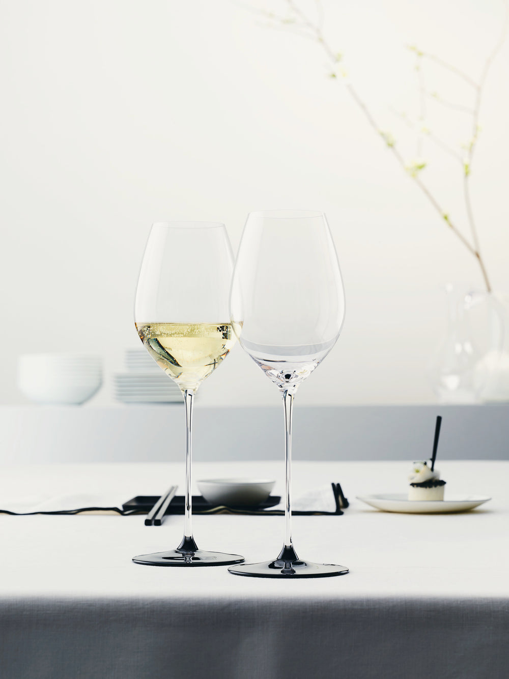 Riedel Witte Wijnglas Fatto A Mano Black Tie - Sauvignon Blanc / Champagne - 464 ml