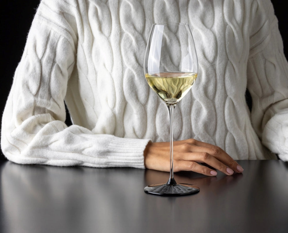 Riedel Witte Wijnglas Fatto A Mano Black Tie - Sauvignon Blanc / Champagne - 464 ml