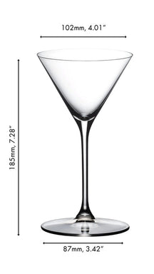 Riedel Cocktailglazen / Martiniglazen Grape@Riedel - Martini / Cocktail - 200 ml - 2 Stuks