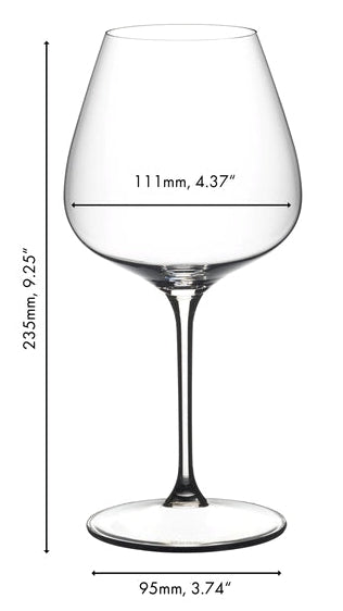 Riedel Rode Wijnglazen Grape@Riedel - Pinot Noir / Nebbiolo / Aperitivo - 750 ml - 2 Stuks