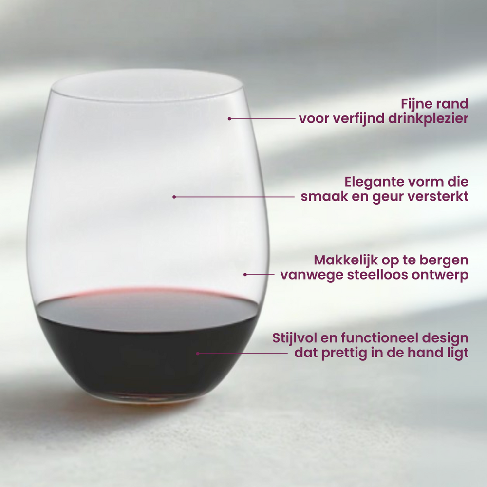 Riedel Rode Wijnglazen O Wine - New World Pinot Noir - 762 ml -  2 stuks