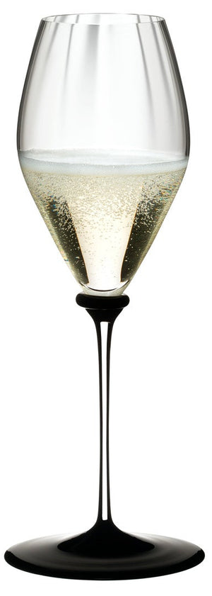 Riedel Champagneglas Fatto A Mano Performance - Zwarte Voet - 375 ml