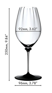 Riedel Witte Wijnglas Fatto A Mano Performance - Riesling - Zwarte Voet - 623 ml