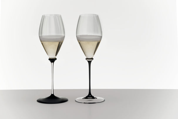 Riedel Champagneglas Fatto A Mano Performance - Zwarte Voet - 375 ml