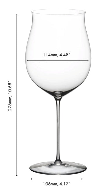 Riedel Wijnglazenset Superleggero - Bordeaux Grand Cru, Burgundy Grand Cru, Riesling & Oaked Chardonnay - 4 Stuks