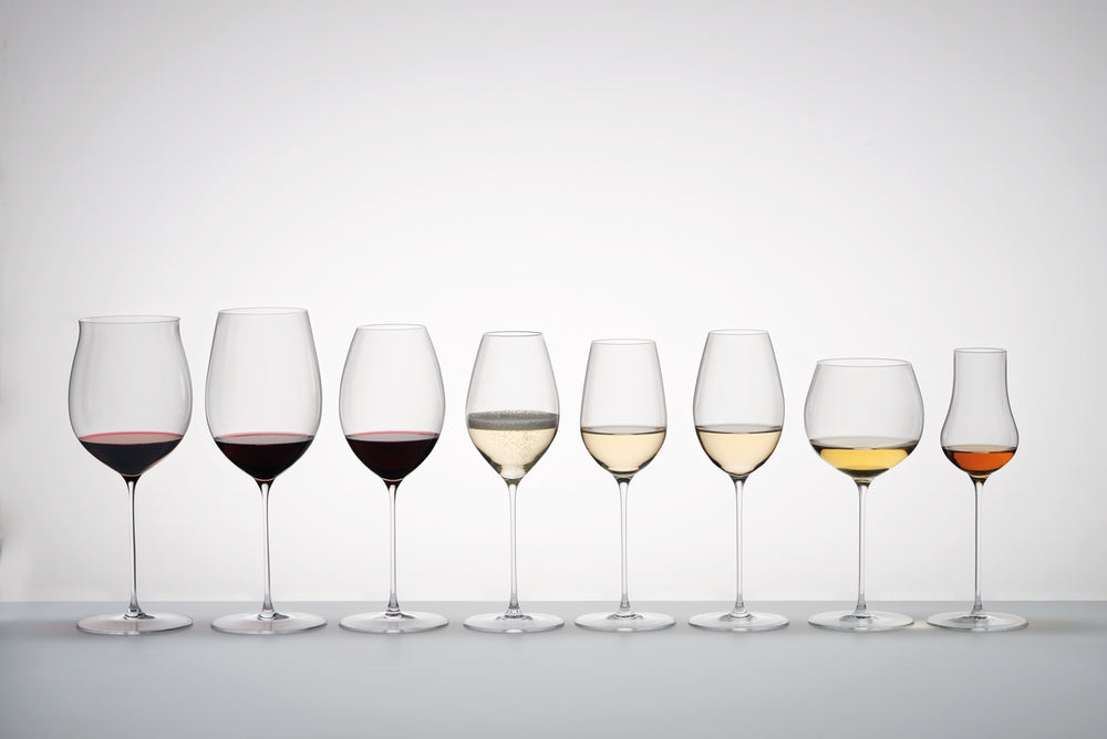 Riedel Wijnglazenset Superleggero - Bordeaux Grand Cru, Burgundy Grand Cru, Riesling & Oaked Chardonnay - 4 Stuks