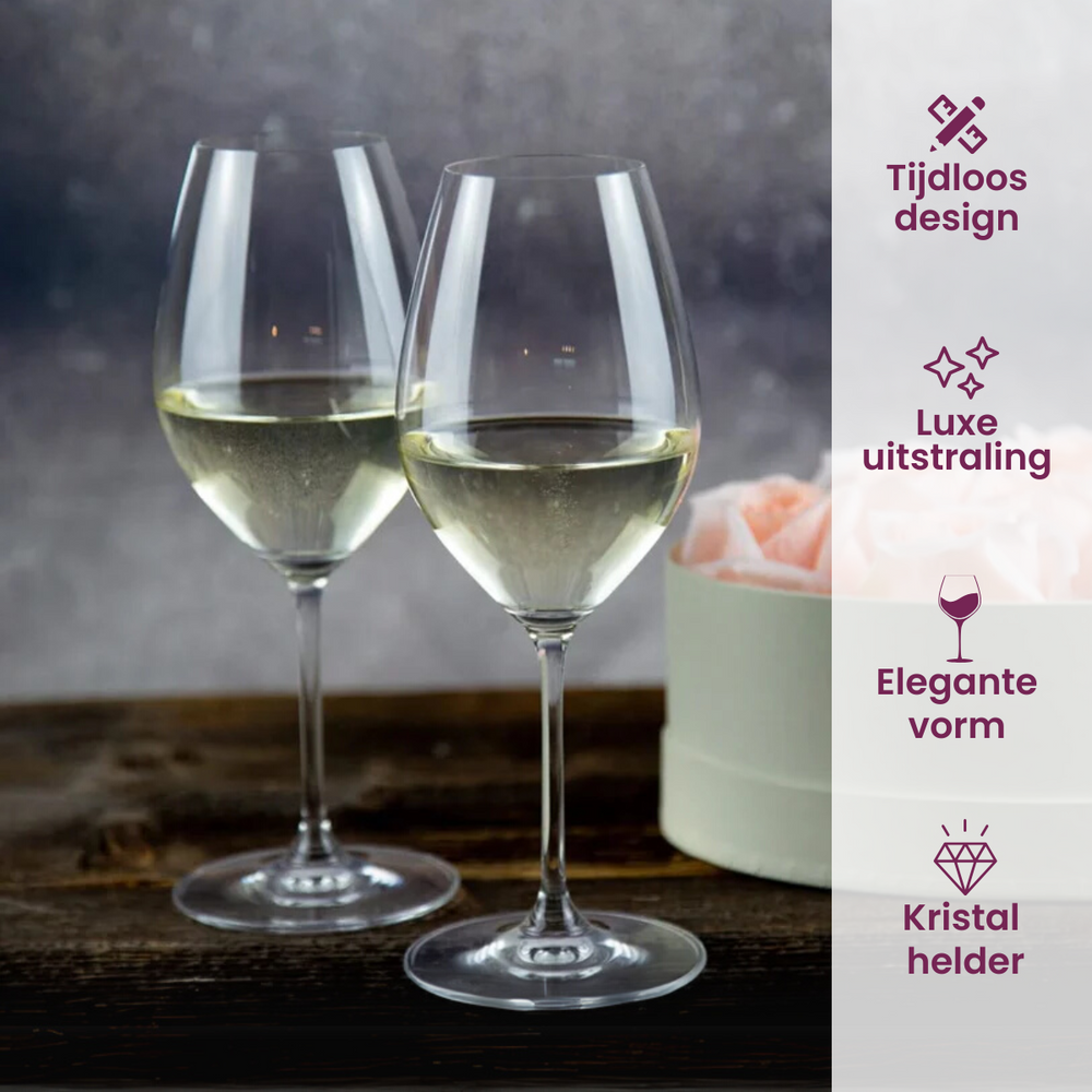 Riedel Witte Wijnglazen Vinum - Viognier / Chardonnay - 350 ml - Pay 6 Get 8