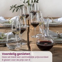 Riedel Witte Wijnglazen Vinum - Viognier / Chardonnay - 350 ml - Pay 6 Get 8