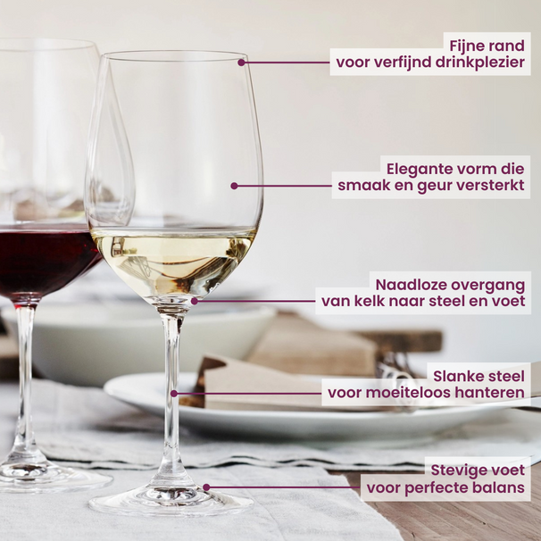 Riedel Witte Wijnglazen Vinum - Riesling / Grand Cru - 400 ml - 2 stuks