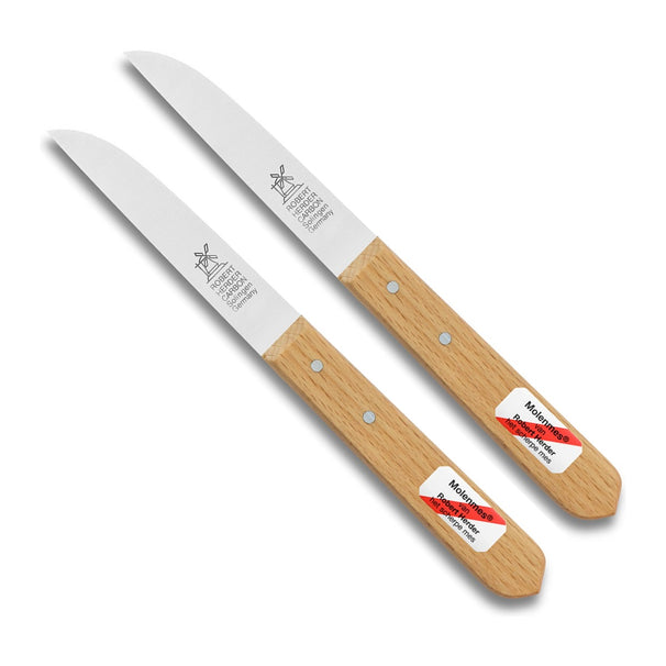 Robert Herder Molenmes - Hout - Lemmet 9.2 cm - 2 Stuks