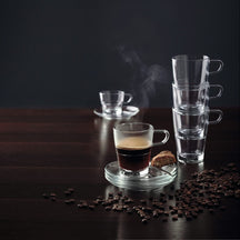 Leonardo Latte Macchiato Glazen Senso - Stapelbaar - 350 ml - 6 stuks