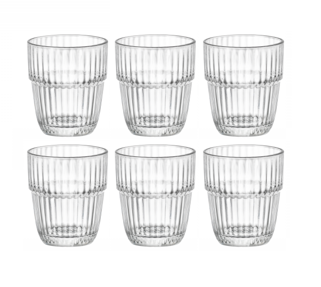 Bormioli Rocco Waterglazen Stapelbaar - Barshine - 210 ml - 6 stuks