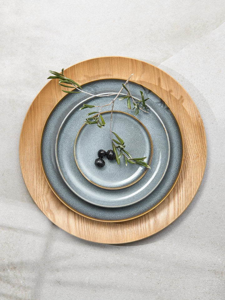 ASA Selection Serviesset Saisons - Denim 18 delig / 6 personen - 6 dinerborden, 6 ontbijtborden en 6 kommen