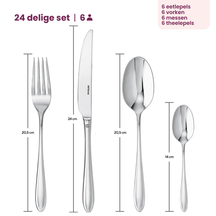 Sambonet Bestekset Dream - RVS - 24 delig / 6 personen